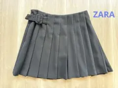 ZARA プリーツ ミニスカート ブラック XS