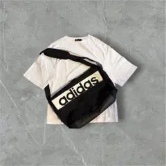 【美品】adidas メッセンジャーバッグ 大容量 中古y2kアメカジのサムネイル
