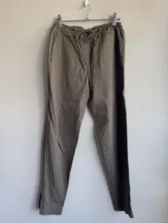 theory CRUNCHパンツ カーキ ドローストリング 裾ジップ2のサムネイル