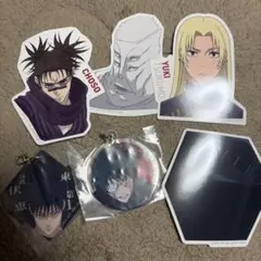 呪術廻戦　一番くじ　N賞　ステッカーセット　M賞　　アクリルチャーム