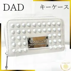 新品 デーアーデー ブラックダイヤモンド dad スタッズ キーケース エナメル