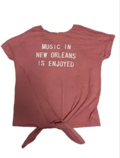 涼しい オレンジTシャツ