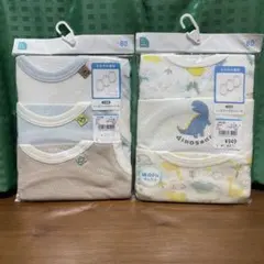 ノースリーブロンパース3枚組 80