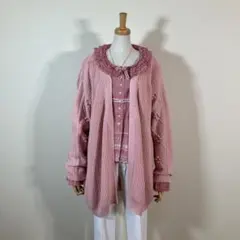 ピンクハウス　冷房対策にお薦めで綿＆アクリル素材でサラッとした手触りになります。のサムネイル