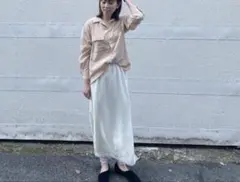 GREED B&B SilkCrape DechineSkirt(OFFWH/Uのサムネイル