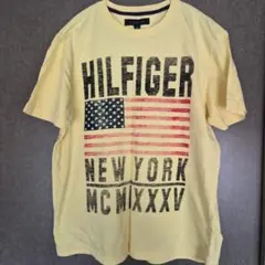 TOMMY HILFIGER イエロー Tシャツ M