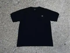 THE NORTH FACE ノースフェイス 刺繍ロゴ 半袖 ポケT 黒 XL