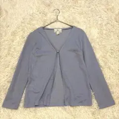 【KUMIKYOKU 】美品 ラメ入り Vネック カーディガンサイズ2（M相当）