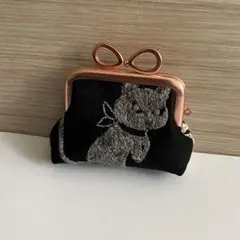 ミナペルホネン がま口ポーチ ハンドメイド 小銭入れ symphony - メルカリ