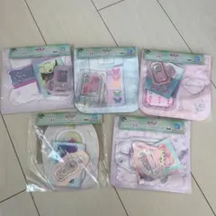 一番くじ プリキュア H賞 ジッパーバッグ＆ステッカー コンプリートセット