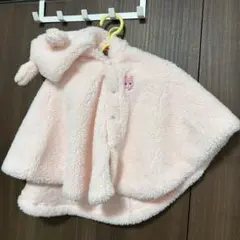 【新品】ミキハウス ホットビスケッツ ポンチョ ピンク