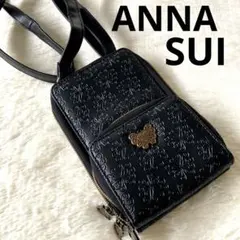 ANNA SUI アナスイ スマホ　ショルダーバッグ　ジャバラ式