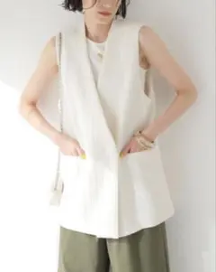 ジャーナルスタンダード　ジャガードベスト　ジレ