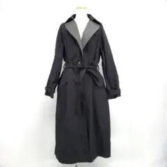 /＊b/ユニクロ ハナタジマ ベルト付き トレンチコート XL アウター 黒