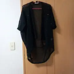 Reve-Deux カーディガン ジレ 黒 ニット レディース ポイント 300