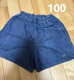 ロペピクニック　ショートパンツ　デニム風　100