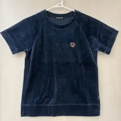 タグなし新品★未着用★BA-TSU CLUB ベロア 半袖カットソー ネイビーのサムネイル