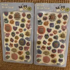2枚セット　たまごっち　プチドロップシール