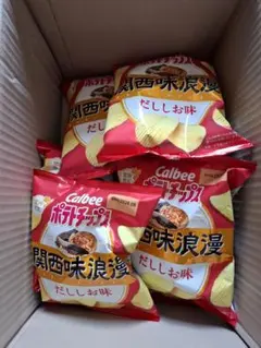 Calbeeカルビー限定*関西味浪漫だししお味ポテトチップス7袋2026.8のサムネイル