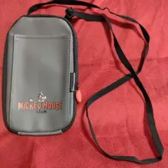 Mickey Mouse Clubロゴ入りスマホショルダーバッグ