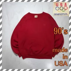 ワ*ー様 USOC 90s ブランク スウェット 無地 USA製 アメリカオリン