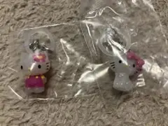 ハローキティ　めじるしアクセサリー　ガチャ　お花　チャーミーキティ