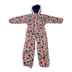 BLUE MART ジャンプスーツ　花柄　女の子 130㎝　雪遊び　スキーウェア