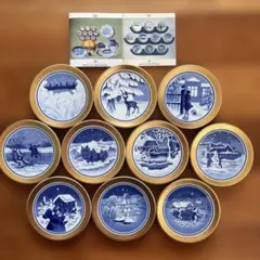 ビングオーグレンダール　エンパイアシリーズ　ケーキプレート4枚セット ビングオーグレンダール エンパイアシリーズ ケーキプレート4枚セット