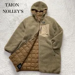 TAION NOLLEY'S ロングダウン　リバーシブル ◇【WEB限定】【TAION/タイオン】別注ダイヤキルト×ボアロング
