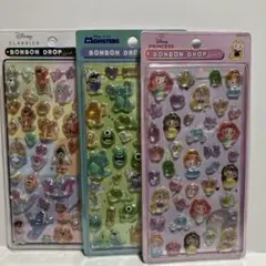 新品 ディズニー ボンボンドロップシール 3点セットのサムネイル