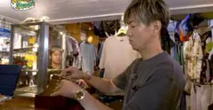 木村拓哉　キムタク　私物　HAV-A-HANK バンダナ グレー ペイズリー柄