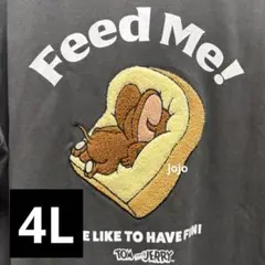 ˚✧新品✧༚トムとジェリー しまむら 刺繍Tシャツ　4Lのサムネイル