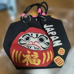D.KELLY ダルマ柄 トートバッグ