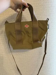 DANTON ダントン キャンバス ショルダーバッグ ベージュ