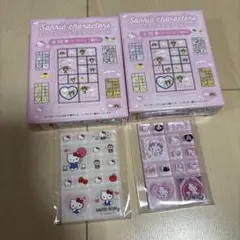 サンリオ　トレーディングミニタイルシール　ハローキティ　チャーミーキティ