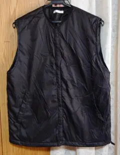 【美品】ito no hi イトノヒ 中綿ベスト Lサイズ ブラック 裾絞り可