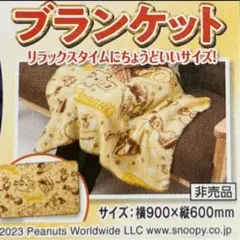 新品　スヌーピー フリース　ブランケット 900x600mm