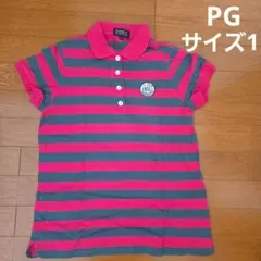 PEARLY GATES☆ストライプポロシャツ サイズ1