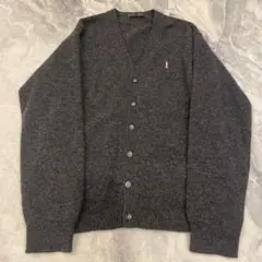 peach様専用グレー カーディガン　ピンク　女神　9号　ウール100%