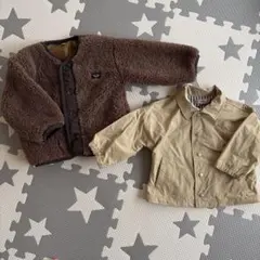 ボアアウターとジャケットセット 80サイズ