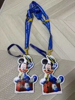ディズニー ミッキー・ドナルド ストラップ