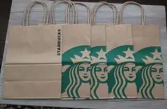 スターバックス　ショッパー　紙袋　 旧デザイン　5枚