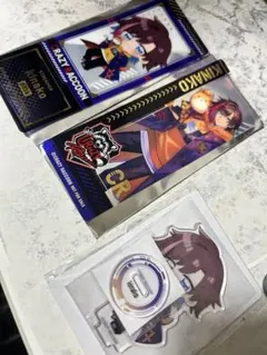 CrazyRaccoonきなこ GIGO コラボ アクスタ・栞セット