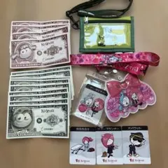 【美品】キッザニアTOKYO セット 財布 ストラップ ケース キッゾ カード