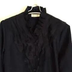 【最終値下げ】銀座花菱 ブラウス ネイビー 9号