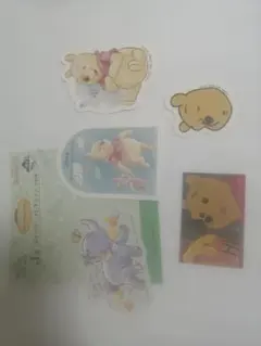 プーさん 一番くじ J賞 ステッカーコレクション シール
