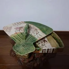 平賀源内焼江戸時代讃岐國稀少レア珍品御菓子鉢19✕16センチ所蔵