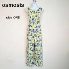 ​OSMOSIS オズモーシス 花柄 オールインワン サロペット ワイド ONEのサムネイル