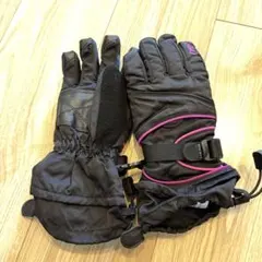 HEAD スキー　スノーボードグローブ Mブラック/ピンク 子供用