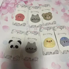 セリア コームピン 7点セット ベビーヘアアクセサリー　赤ちゃんヘアアクセ